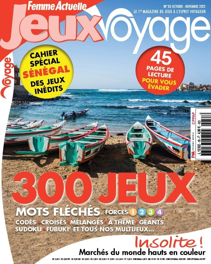 Femme Actuelle Jeux Voyage n°12