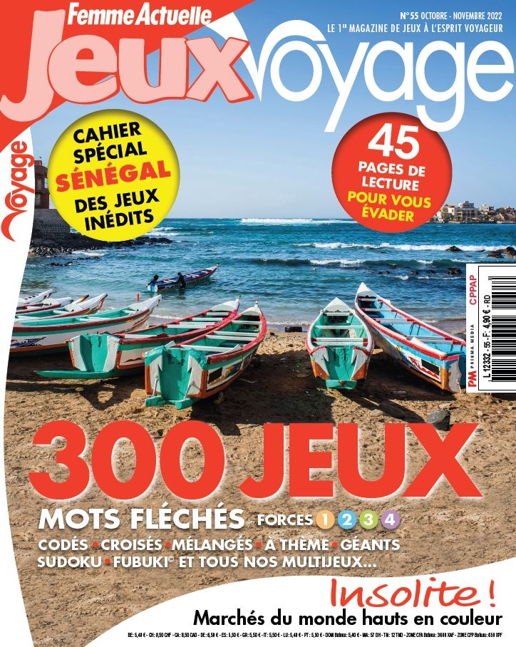 Femme Actuelle Jeux Voyage n°12