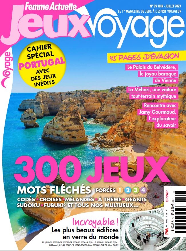 Femme Actuelle Jeux Voyage n°59