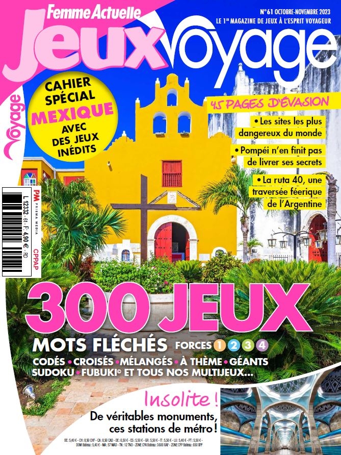 Femme Actuelle Jeux Voyage n°61