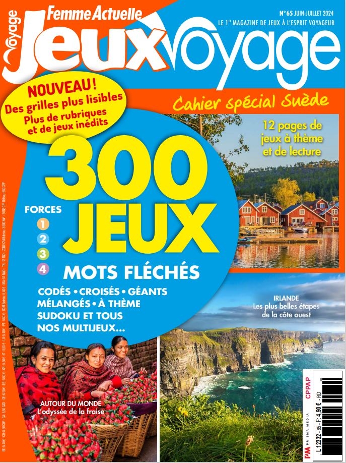 Femme Actuelle Jeux Voyage n°65