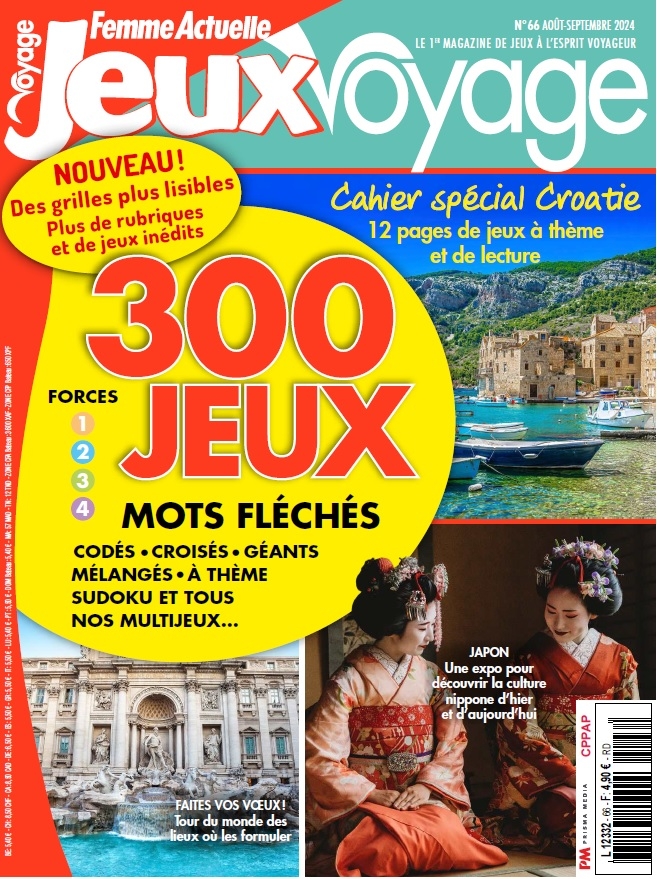 Femme Actuelle Jeux Voyage n°66