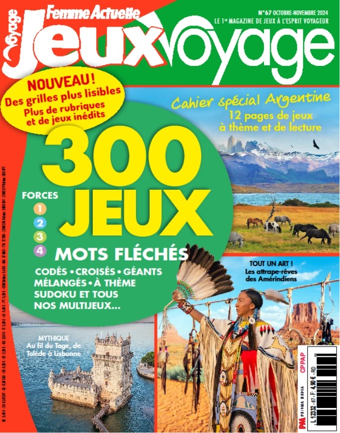 Femme Actuelle Jeux Voyage n°67