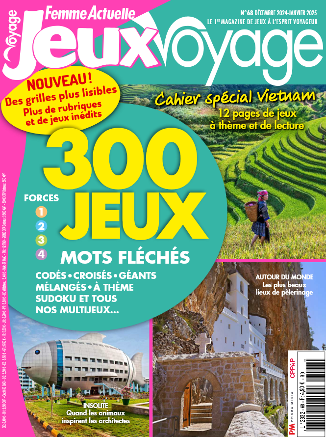 Femme Actuelle Jeux Voyage n°68