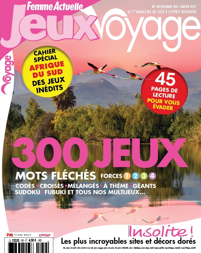 Femme Actuelle Jeux Voyage n°50