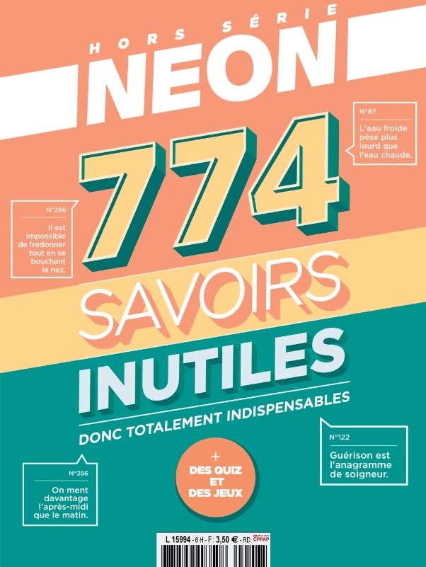 Hors Série NEON N°6 - Savoirs inutiles