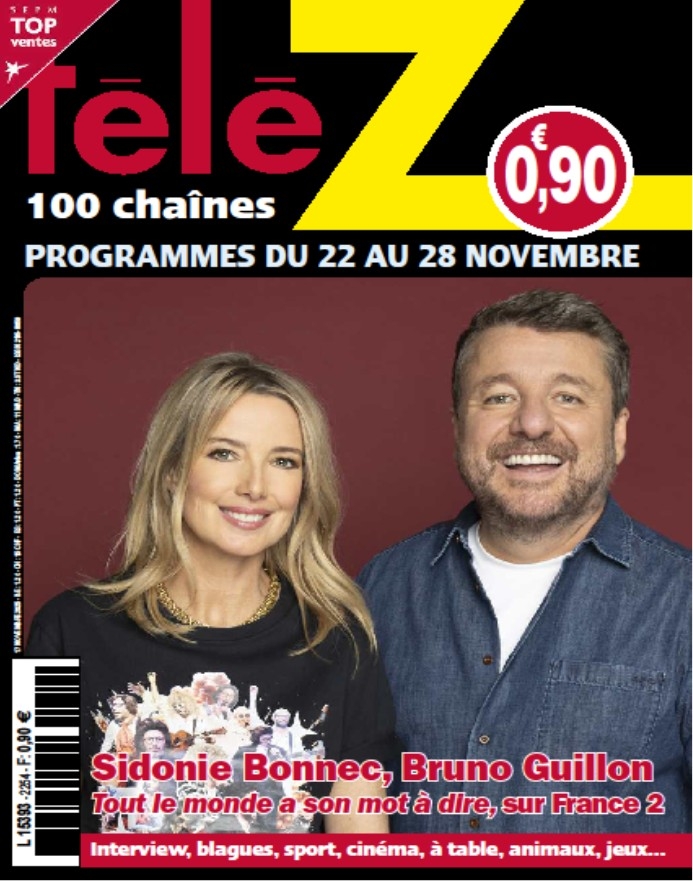 Télé Z 100 Chaînes n° 2254